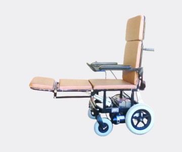 Ganda Rear Wheeldrive Powered Wheelchair with Powered Elevating footrest