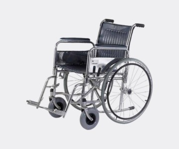 Standard Manual foldable wheelchair With Detachable Armrest and footrest Wheelchair